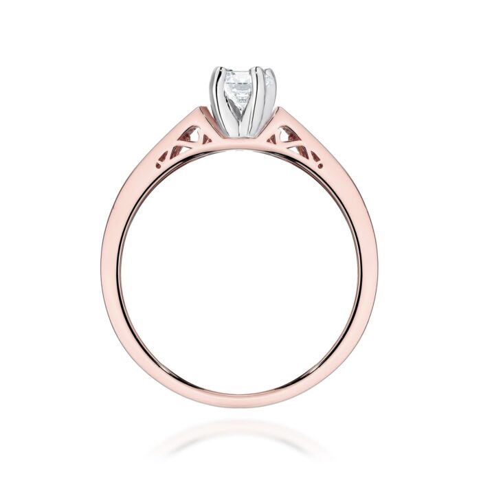 Inel Aur 14K cu Diamante de Laborator 0.42 ct - Imagine 12