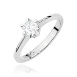 Inel Aur 14K cu Diamant de Laborator 0.50 - Imagine 9