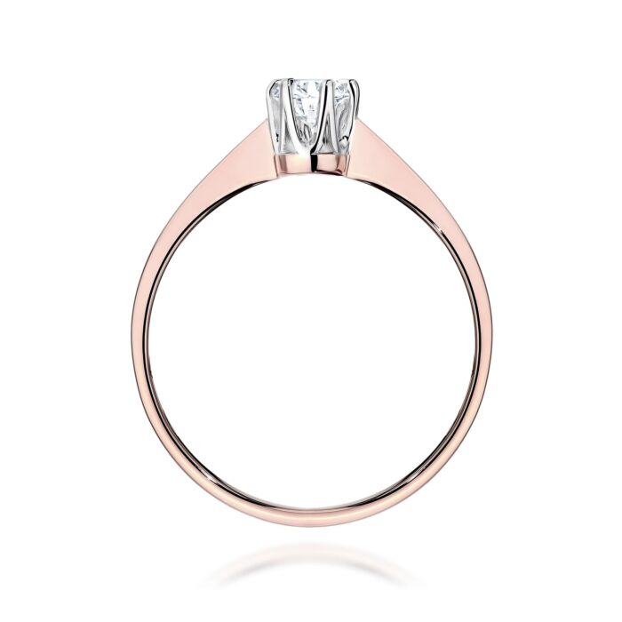 Inel Aur 14K cu Diamant de Laborator 0.20 ct - Imagine 11
