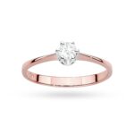 Inel Aur 14K cu Diamant de Laborator 0.20 ct - Imagine 12