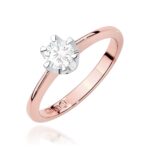 Inel Aur 14K cu Diamant de Laborator 0.70 ct - Imagine 5