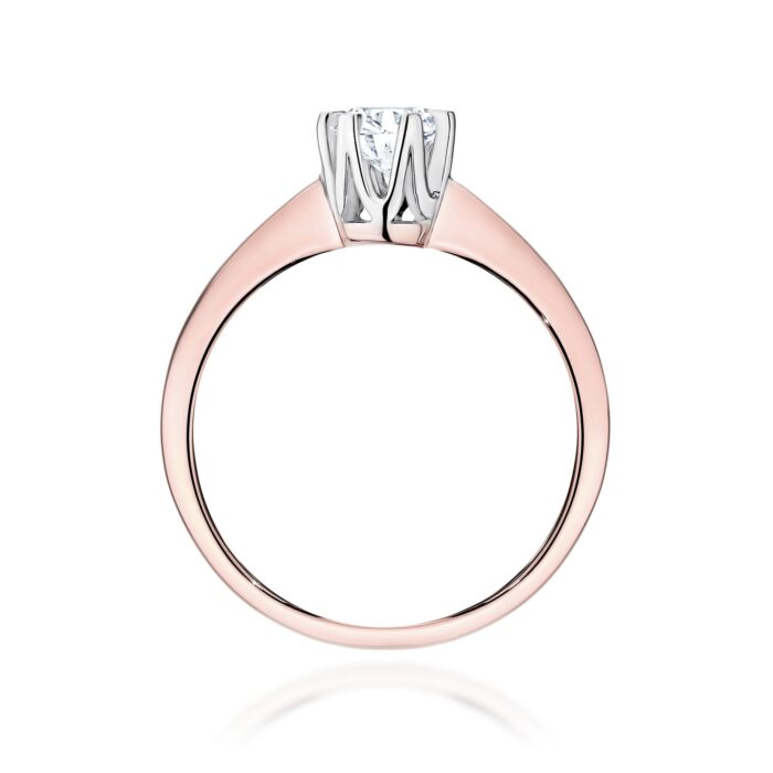 Inel Aur 14K cu Diamant de Laborator 0.70 ct - Imagine 7