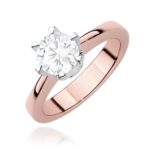Inel Aur 14K cu Diamant de Laborator 1.00 ct - Imagine 5