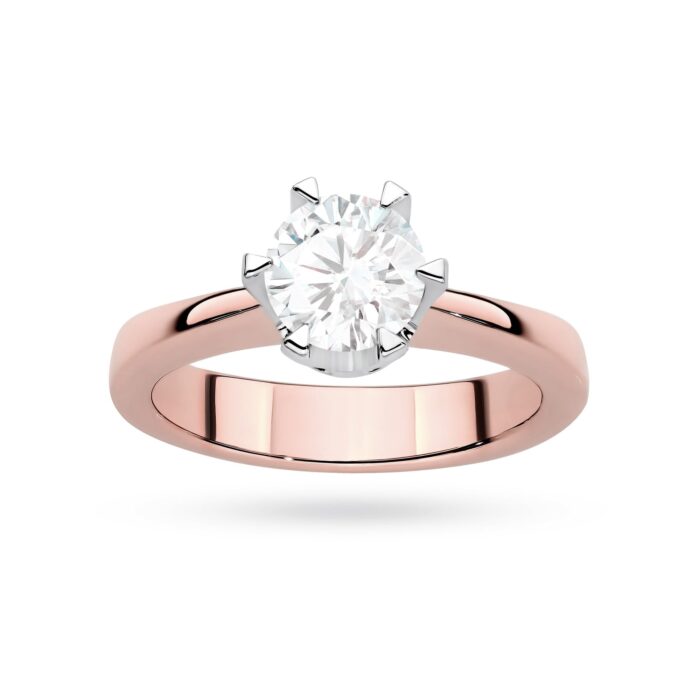Inel Aur 14K cu Diamant de Laborator 1.00 ct - Imagine 8