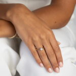 Inel Aur 14K cu Diamant de Laborator 0.50 - Imagine 4