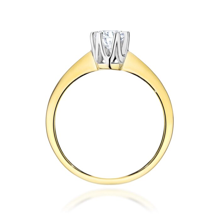 Inel Aur 14K cu Diamant de Laborator 0.70 ct - Imagine 3