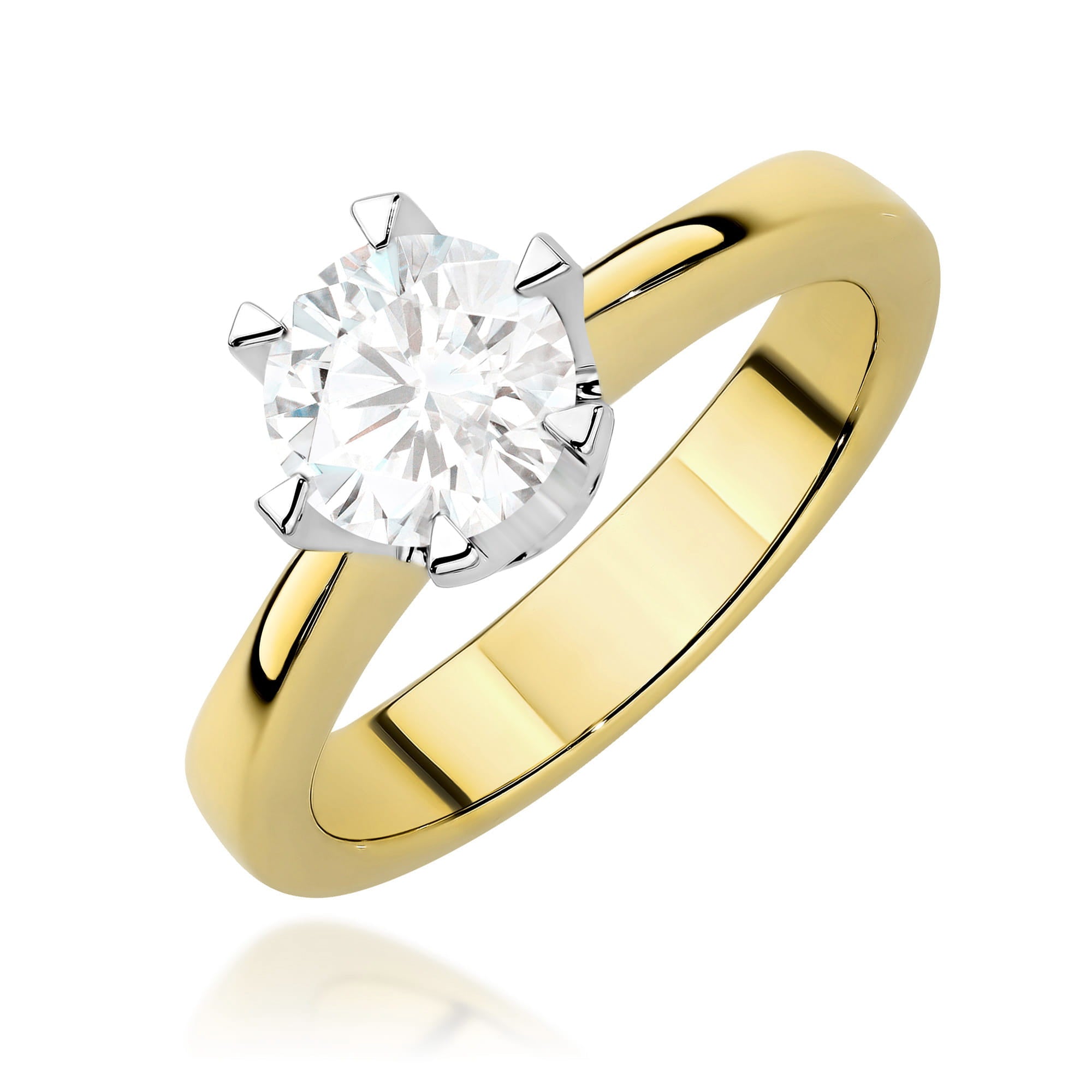 W0220.Z3.LDW_.12_1_da7bc81a-4fb5-428a-b5a0-a74c4547bb0a.jpg Inel Aur 14K cu Diamant de Laborator 1.00 ct - Imagine 1