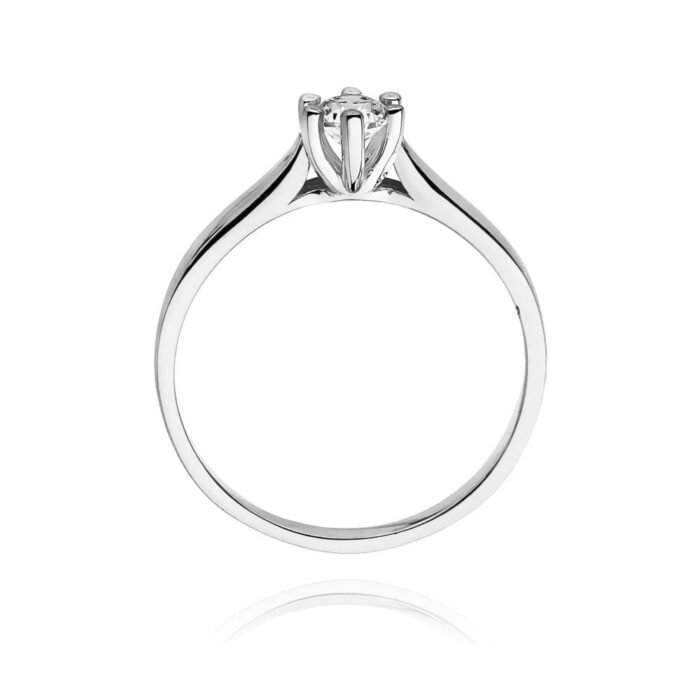 Inel Aur 14K W0222 Diamant Cultivat 0.25ct - Imagine 11