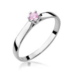 Inel Aur 14K W0222 Topaz Roz 0.15ct - Imagine 5