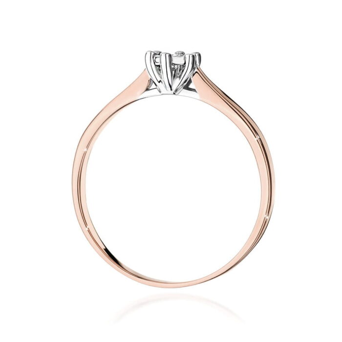 Inel Aur 14K W0222BT Diamant 0.08ct - Imagine 6