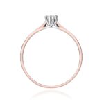 Inel Aur 14K cu Diamant de Laborator 0.10 ct - Imagine 10