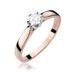 Inel Aur 14K W0222 Diamant Cultivat 0.25ct - Imagine 5