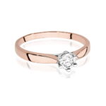 Inel Aur 14K W0222 Diamant Lab Grown 0.08ct - Imagine 6