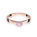 Inel Aur 14K W0222 Topaz Roz 0.15ct - Imagine 4