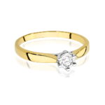 Inel Aur 14K W0222BT Diamant 0.08ct - Imagine 2