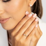 Inel Aur 14K cu Diamant de Laborator 0.10 ct - Imagine 4