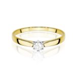 Inel Aur 14K cu Diamant de Laborator 0.20 ct - Imagine 2