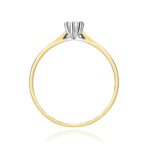 Inel Aur 14K cu Diamant de Laborator 0.20 ct - Imagine 3