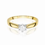 Inel Aur 14K cu Diamant de Laborator 0.30 ct - Imagine 2