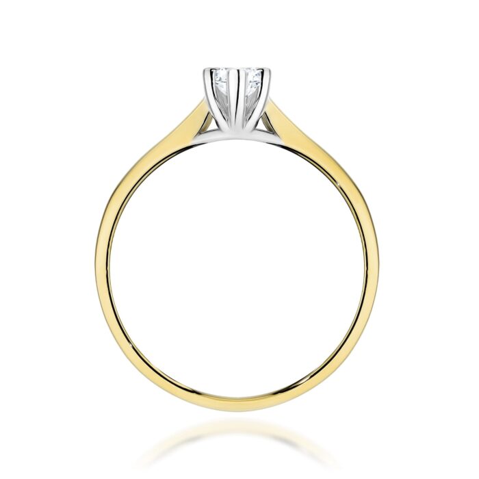 Inel Aur 14K cu Diamant de Laborator 0.30 ct - Imagine 4