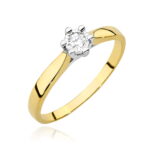 Inel Aur 14K W0222 Diamant Lab Grown 0.08ct - Imagine 4