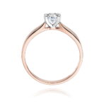 Inel Aur 14K W0223 Diamant Crescut în Laborator 0.25ct - Imagine 7