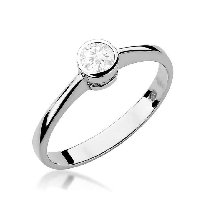 Inel Aur 14K W0224 Diamant Cultivat 0.25ct - Imagine 9
