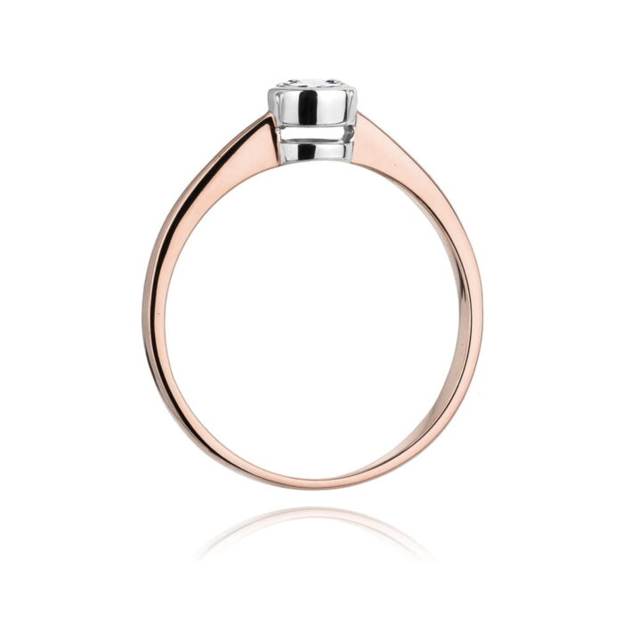 Inel Aur 14K W0224 Diamant Cultivat 0.30ct - Imagine 7