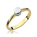 Inel Aur 14K W0224 Diamant Cultivat 0.30ct