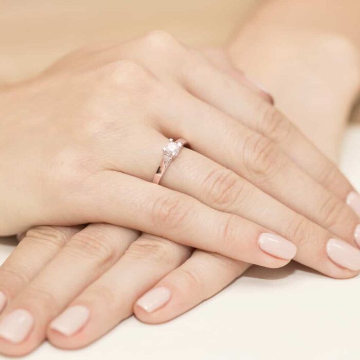 Inel Aur 14K W0225 Diamant Lab Grown 0.25ct - Imagine 8