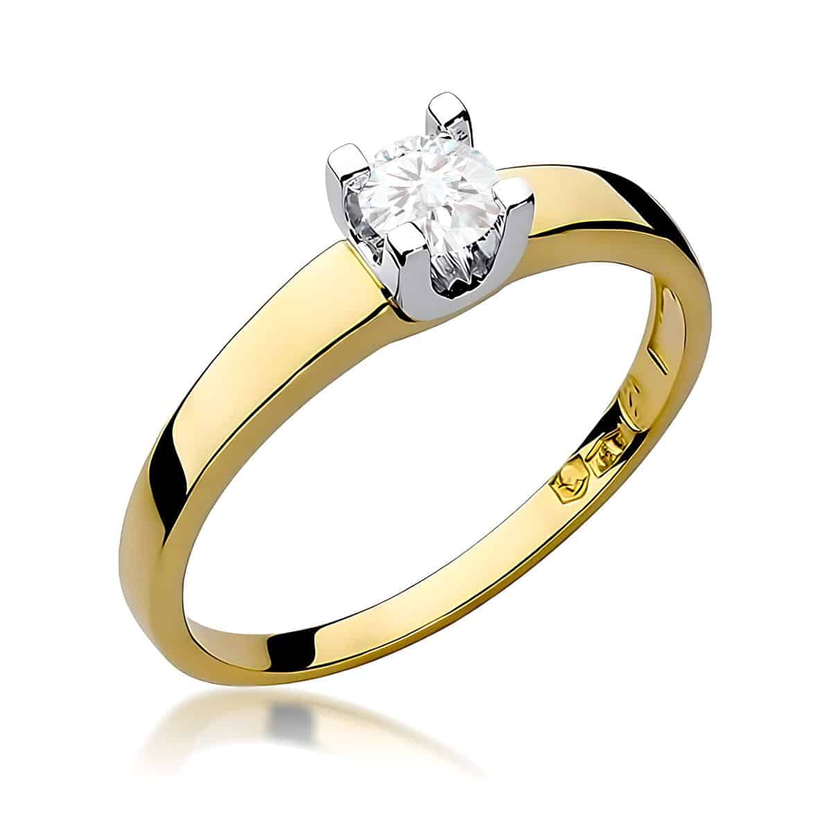 W0225.Z3.LDW_.05_1.jpg Inel Aur 14K W0225 Diamant Cultivat 0.30ct - Imagine 1