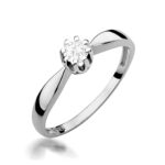Inel Aur 14K W0228 Diamant Crescut în Laborator 0.20ct - Imagine 9