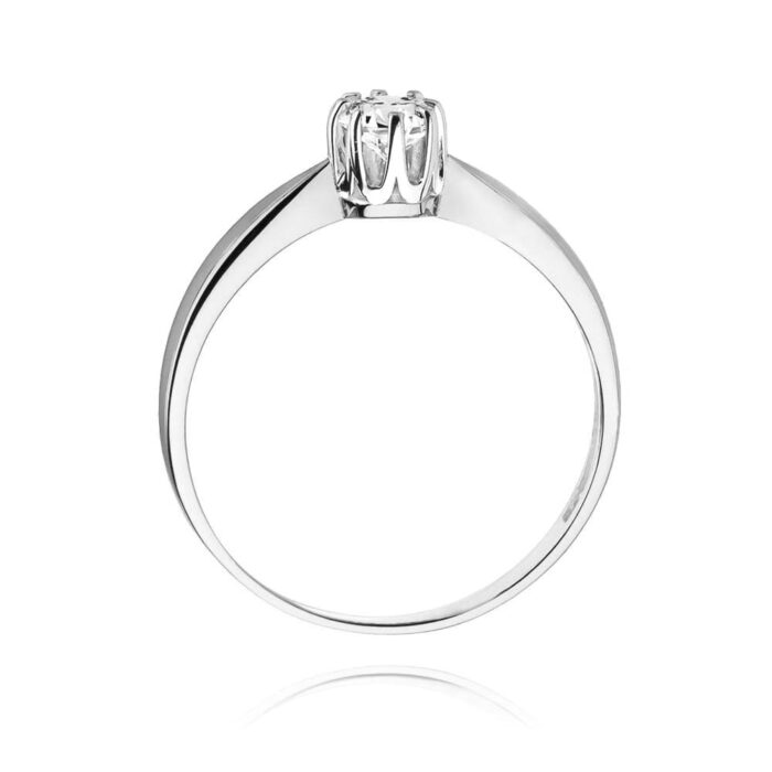 Inel Aur 14K W0228 Diamant Crescut în Laborator 0.20ct - Imagine 11