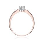 Inel Aur 14K cu Diamant de Laborator 0.15 ct - Imagine 10