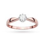 Inel Aur 14K cu Diamant de Laborator 0.15 ct - Imagine 11