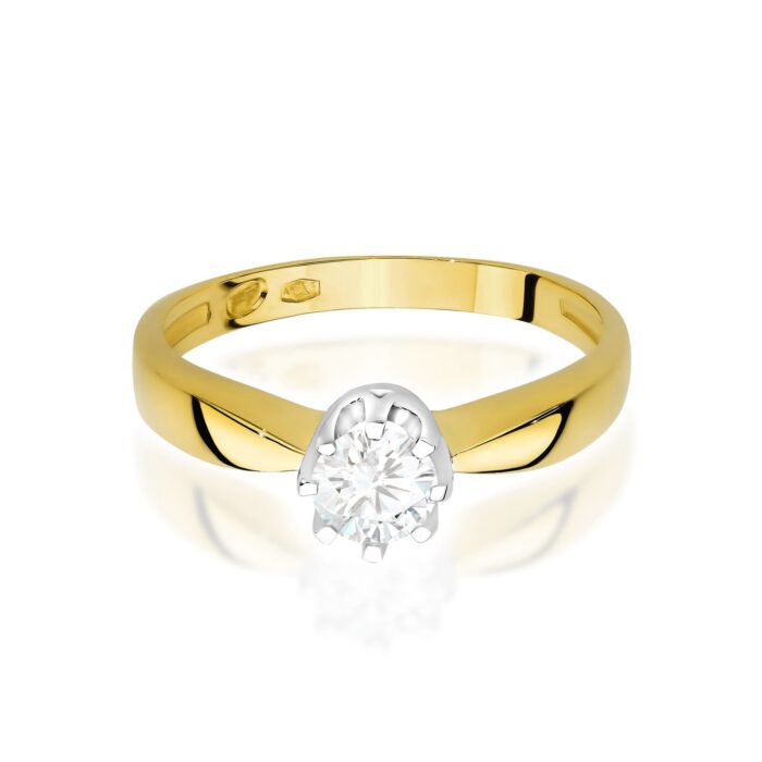 Inel Aur 14K cu Diamant de Laborator 0.30 ct - Imagine 2