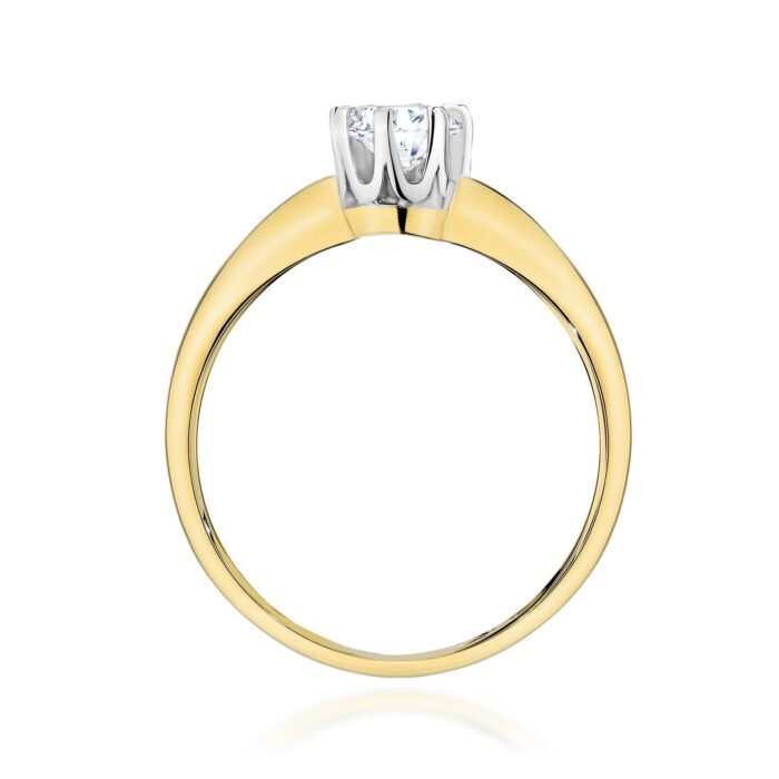 Inel Aur 14K cu Diamant de Laborator 0.30 ct - Imagine 3