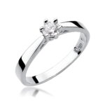 Inel Aur 14K W229B Diamant Crescut în Laborator 0.25ct - Imagine 7