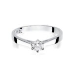 Inel Aur 14K W229B Diamant Crescut în Laborator 0.25ct - Imagine 8