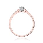 Inel Aur 14K cu Diamant de Laborator 0.10 ct - Imagine 11