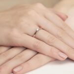 Inel Aur 14K W0229 Diamant Cultivat 0.20ct - Imagine 8