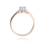 Inel Aur 14K W229B Diamant Crescut în Laborator 0.25ct - Imagine 6