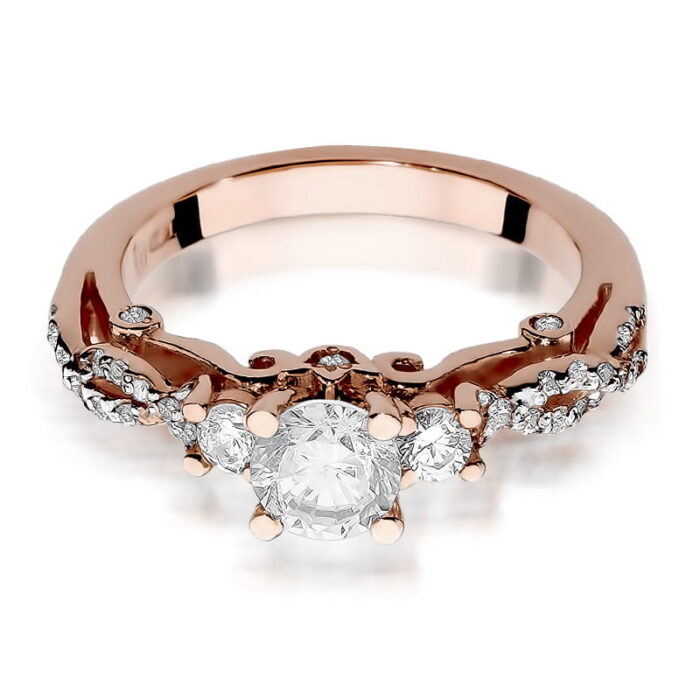 Inel Aur 14K cu Diamant 0.84 ct - Imagine 9