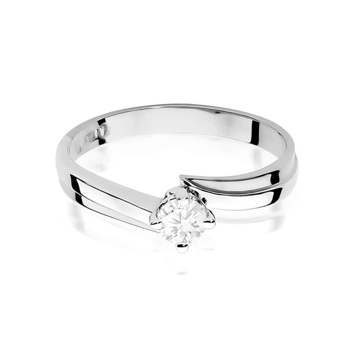 Inel Aur 14K W0231 Diamant Cultivat 0.30ct - Imagine 10