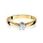 Inel Aur 14K W234 Diamant Laborator 0.25ct - Imagine 2