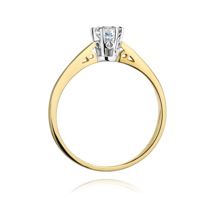 Inel Aur 14K W234 Diamant 0.30ct - Imagine 3