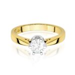Inel Aur 14K cu Diamant de Laborator 1.00 ct - Imagine 2