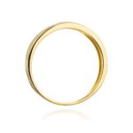 Inel Aur 14K cu Diamante Negre Naturale 0.04 ct - Imagine 3