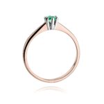 Inel Aur 14K cu Smarald 0.30 ct - Imagine 7
