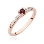 Inel Aur 14K W0258 Rubin 0.15ct - Imagine 5